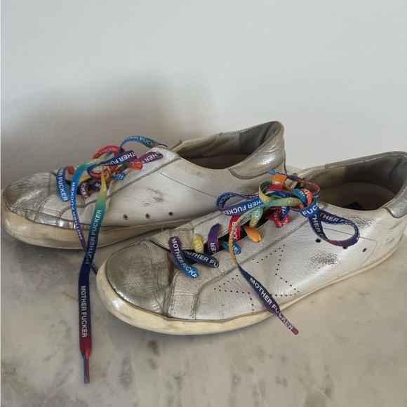 Preloved Golden Goose Metallic Sneakers - Picture 6 of 13